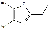 4,5-DIBROMO-2-ETHYL-1H-IMIDAZOLE Struktur