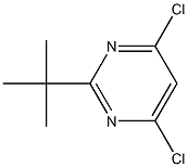 4,6-DICHLORO-2-TERTBUTYLPYRIMIDINE Struktur