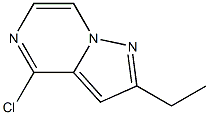 4-CHLORO-2-ETHYLPYRAZOLO[1.5-A]PYRAZINE Struktur