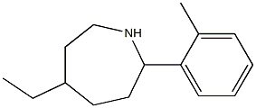 5-ETHYL-2-(2-METHYLPHENYL)AZEPANE Struktur