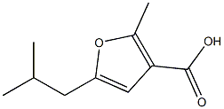 5-ISOBUTYL-2-METHYL-3-FUROIC ACID Struktur