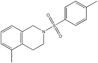 5-METHYL-2-[(4-METHYLPHENYL)SULFONYL]-1,2,3,4-TETRAHYDROISOQUINOLINE Struktur