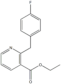 ETHYL 2-(4-FLUOROBENZYL)NICOTINATE Struktur