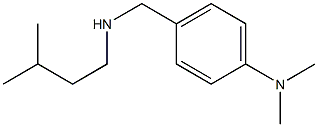 N,N-DIMETHYL-4-{[(3-METHYLBUTYL)AMINO]METHYL}ANILINE Struktur