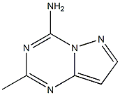 2-methylpyrazolo[1,5-a][1,3,5]triazin-4-amine Struktur