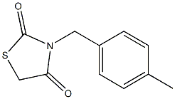 3-(4-methylbenzyl)-1,3-thiazolane-2,4-dione Struktur