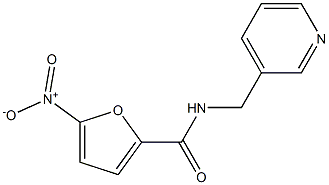 N2-(3-pyridylmethyl)-5-nitro-2-furamide Struktur