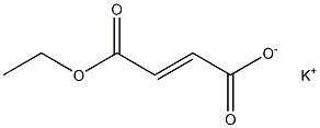 potassium 4-ethoxy-4-oxobut-2-enoate Struktur