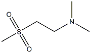 N1,N1-dimethyl-2-(methylsulfonyl)ethan-1-amine Struktur