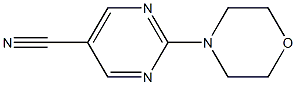 2-morpholino-5-pyrimidinecarbonitrile Struktur