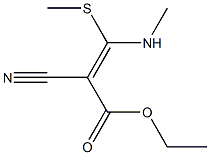 ethyl 2-cyano-3-(methylamino)-3-(methylthio)acrylate Struktur