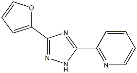 2-[3-(2-furyl)-1H-1,2,4-triazol-5-yl]pyridine Struktur