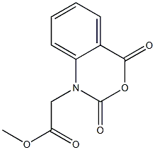 methyl 2-[2,4-dioxo-2H-3,1-benzoxazin-1(4H)-yl]acetate Struktur