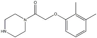 1-[(2,3-dimethylphenoxy)acetyl]piperazine Struktur