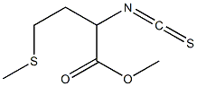 methyl 2-isothiocyanato-4-(methylthio)butanoate Struktur