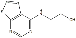 2-(thieno[2,3-d]pyrimidin-4-ylamino)ethan-1-ol Struktur