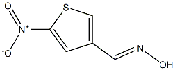 5-nitrothiophene-3-carbaldehyde oxime Struktur