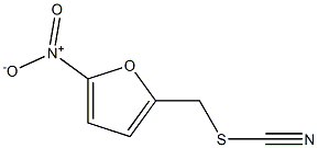 (5-nitro-2-furyl)methyl thiocyanate Struktur