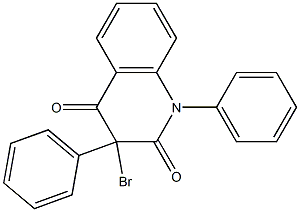 3-bromo-1,3-diphenyl-1,2,3,4-tetrahydroquinoline-2,4-dione Struktur