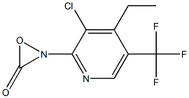 ethyl N-[3-chloro-5-(trifluoromethyl)-2-pyridyl]iminoformate Struktur