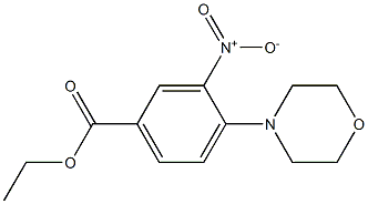 ethyl 4-morpholino-3-nitrobenzoate Struktur