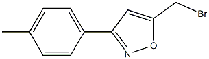 5-(bromomethyl)-3-(4-methylphenyl)isoxazole Struktur