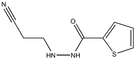 N'-(2-cyanoethyl)-2-thiophenecarbohydrazide Struktur