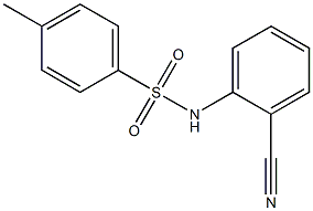 N1-(2-cyanophenyl)-4-methylbenzene-1-sulfonamide Struktur