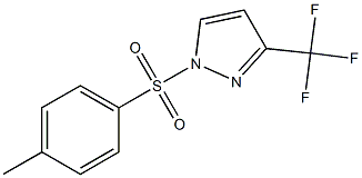 1-[(4-methylphenyl)sulfonyl]-3-(trifluoromethyl)-1H-pyrazole Struktur