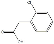 2-Chlorphenylacetic acid Struktur