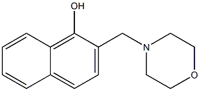 2-(morpholinomethyl)-1-naphthol Struktur