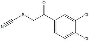 2-(3,4-dichlorophenyl)-2-oxoethyl thiocyanate Struktur