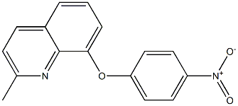 2-methyl-8-(4-nitrophenoxy)quinoline Struktur