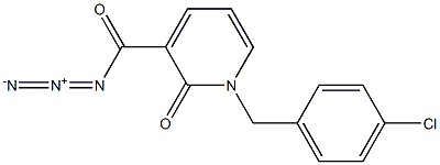 3-(azidocarbonyl)-1-(4-chlorobenzyl)-2(1H)-pyridinone Struktur