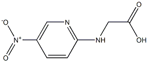 2-[(5-nitro-2-pyridinyl)amino]acetic acid Struktur