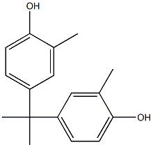 4-[1-(4-hydroxy-3-methylphenyl)-1-methylethyl]-2-methylphenol Struktur