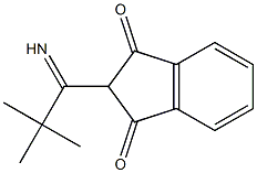 2-(2,2-dimethylpropanimidoyl)-1H-indene-1,3(2H)-dione Struktur