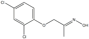 1-(2,4-dichlorophenoxy)acetone oxime Struktur