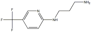 N-(3-aminopropyl)-N-[5-(trifluoromethyl)pyridin-2-yl]amine Struktur