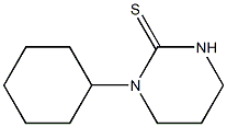 1-cyclohexylhexahydropyrimidine-2-thione Struktur