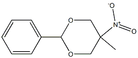 5-methyl-5-nitro-2-phenyl-1,3-dioxane Struktur