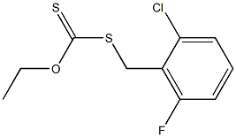 ethyl [(2-chloro-6-fluorobenzyl)thio]methanethioate Struktur