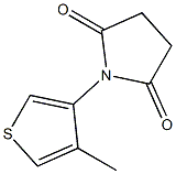 1-(4-methyl-3-thienyl)pyrrolidine-2,5-dione Struktur