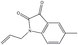 1-allyl-5-methylindoline-2,3-dione Struktur