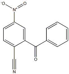 (2-cyano-5-nitrophenyl)phenylmethanone Struktur