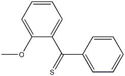 (2-methoxyphenyl)(phenyl)methanethione Struktur