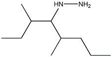 (3,5-dimethyloctan-4-yl)hydrazine Struktur