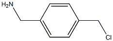 (4-(chloromethyl)phenyl)methanamine Struktur