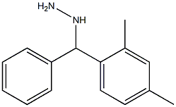 1-((2,4-dimethylphenyl)(phenyl)methyl)hydrazine Struktur