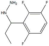 1-(1-(2,3,6-trifluorophenyl)propyl)hydrazine Struktur